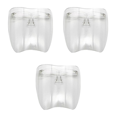 羅茨防霧全臉透明眼鏡, 3入