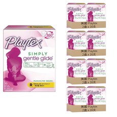 美國 Playtex 導管式衛生棉條, 一般流量, 16支, 8盒