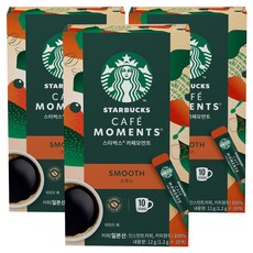 STARBUCKS 星巴克 Cafe Moments即溶香滑咖啡粉隨手包, 3盒, 1.2g, 10條