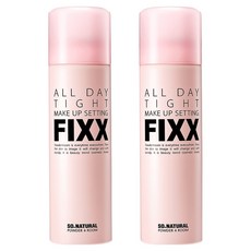 so natural 台灣公司貨 FIXX 定妝噴霧, 75ml, 2瓶