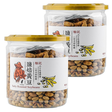 松記 鹽焙黃豆 200g/罐 非基因改造 台灣製造, 2罐