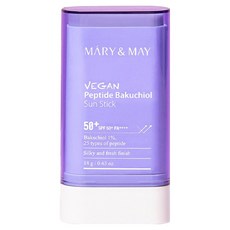MARY&MAY 胜肽補骨脂酚防曬棒 SPF50+PA++++, 18g, 1個