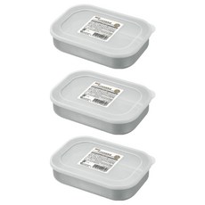 日本ECHO 不鏽鋼保鮮盒 冰箱收納保鮮 透明盒蓋, 附蓋, 3個