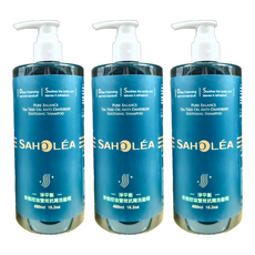 SAHOLEA 森歐黎漾 淨平衡茶樹控油雙效抗屑洗髮精, 480ml, 3瓶