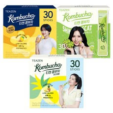 티젠 콤부차 샤인머스캣 5g x 30p + 진저레몬 5g x 30p + 파인애플 5g x 30p 세트, 1세트