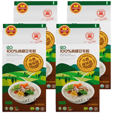 中農粉絲 有機100%純綠豆冬粉 全素 清真HALAL認證, 180g, 4包