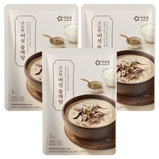 아워홈 고소한 버섯 들깨탕, 400g, 3개