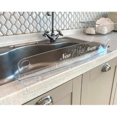 弧形水槽擋水板 L號, 1個, PLUS 03 新款快樂白