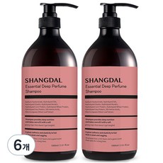 샹달 에센셜 딥퍼퓸 단백질 샴푸, 1L, 6개