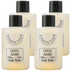 논픽션 오픈암스 트래블 바디워시, 4개, 100ml