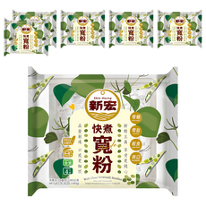 新宏 快煮寬粉, 6個, 180g