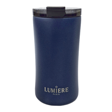 LUMIERE PARIS SAPPHIRE BLUE防摔防漏隨行保溫杯12oz, 寶石藍, 360ml, 1個