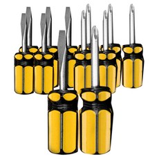 MUDAS 微型十字一字多用途短柄螺絲起子2件組, 6套