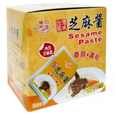 龍口 芝麻醬，香醇濃郁，內含芝麻素，20包入, 800g, 1盒