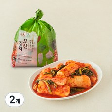 모산김치 갓담근 총각김치, 2개, 3kg