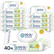 KleanNara 可綠納樂 CLEAN 溫和手部消毒濕紙巾 附蓋型, 60張, 40個