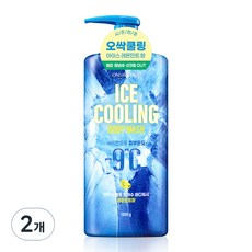 온더바디 아이스 쿨링 빙하수 바디워시 레몬민트향, 943ml, 2개