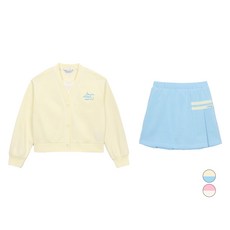 NEPA KIDS 女童 Cheer Up 大學T + 短裙套裝