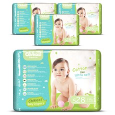 치쿨 프리미엄 테이프 기저귀, 소형(S), 112매