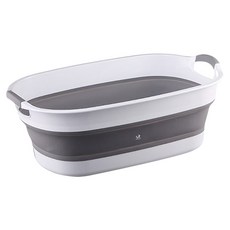 DING DONG PET 環繞軟式折疊浴缸, 灰色, 1個