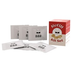 D.O.G 車用芳香劑白陶瓷替換芯片, 1盒, White Cotton