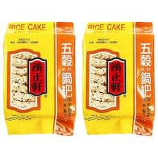 漢正軒 五榖鹹酥鍋粑, 酥脆不膩 健康零食 適合素食者, 200g, 2包