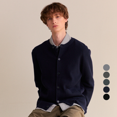 MIND BRIDGE 男士 Do Good 圓領微寬鬆版型開襟衫 MZCD7120