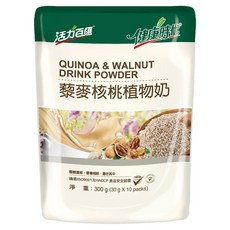 健康時代 藜麥核桃植物奶 有糖, 30g, 10包, 1袋