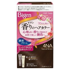 Bigen 美源 花果香快速染髮霜, 4NA自然亮棕色, 1盒