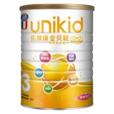 unikid 佑爾康 金貝親 OPO Premium 幼兒成長配方 3號 奶粉 1~3歲, 850g, 1罐