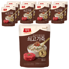 양반 쇠고기 즉석죽, 420g, 10개