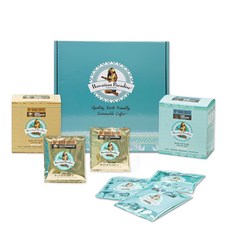 Hawaiian Paradise COFFEE 科納香草夏威夷豆濾掛咖啡+科納夏威夷豆經典濾掛咖啡禮盒+購物袋, 10g, 24入, 1組