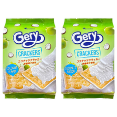 Gery 芝莉 厚醬餅乾 椰子口味蘇打餅乾, 216g, 2包