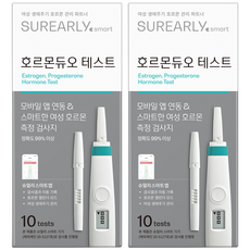 슈얼리 스마트 호르몬듀오 테스트 스틱 Surearly SMART, 2개, 10개입