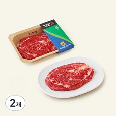 농협경제지주 더한점 1등급 숙성등심구이용 (냉장), 2개, 200g
