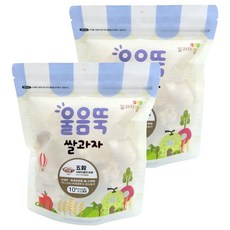 Ssalgwaja 米餅村 寶寶磨牙米餅 圓形 五穀, 10個月以上適用, 非油炸 無化學添加物, 30g, 2包