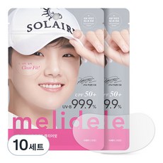에어뮤즈 멜라이드 클리어핏 투명썬패치 10패치 5회분, 30g, 10개