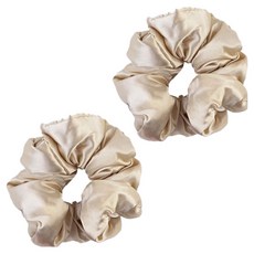 더플로우커머스 윤기나는 새틴 헤어 스크런치 2p