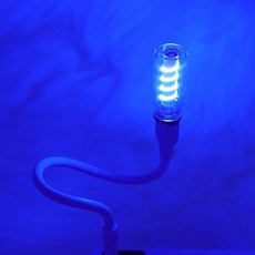 멀티탁 코브라 USB 차량용 엠비언트 터치 무드등, 블루