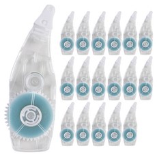 deLi 得力 手把型雙面膠帶補充, 18個, 混色