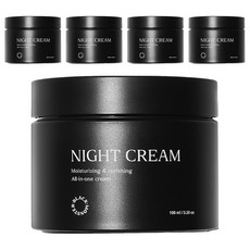 BLACK MONSTER 多效合一男士保濕晚霜 化妝水乳液精華液面霜, 100ml, 5罐