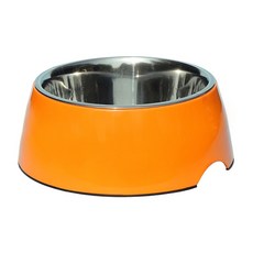 SUPER 休普 圓形純色碗 L號 雙碗設計 止滑膠條凸點, 顏色隨機, 1個