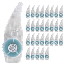 deLi 得力 手把型雙面膠帶補充, 30個, 混色