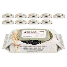MediFlower 穀物保濕深層卸妝濕巾, 100張, 10包