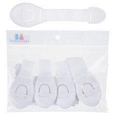 비지엔젤 다용도 서랍 잠금장치, 화이트, 5개입