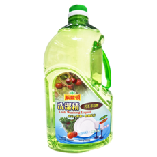 威靈頓 苦茶萃取物洗潔精, Dish Washing Liquid, 植物配方, 3kg, 1瓶