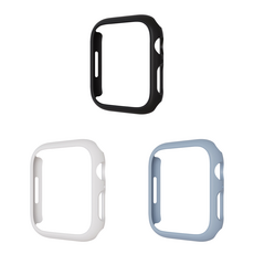 Watch Watch 手錶彩色硬殼 45mm 3入, 黑色, 白色, 冰藍色