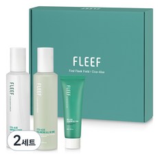Fleaf Cica 蘆薈護膚平衡安瓶爽膚水 200ml + 多合一 200ml + 潔面啫喱泡沫 50ml 套組, 2組