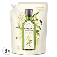 Herbmary 1848 纖維柔軟精瓶 馬鞭草山丘 補充包, 1.6L, 3個