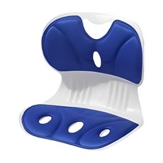 矯正坐墊, 減少腰背壓力幫助養成良好體態，親膚柔軟材質，回彈性佳不易變形, 科學設計支撐腰椎, 顏色隨機, 35.5 x 34cm